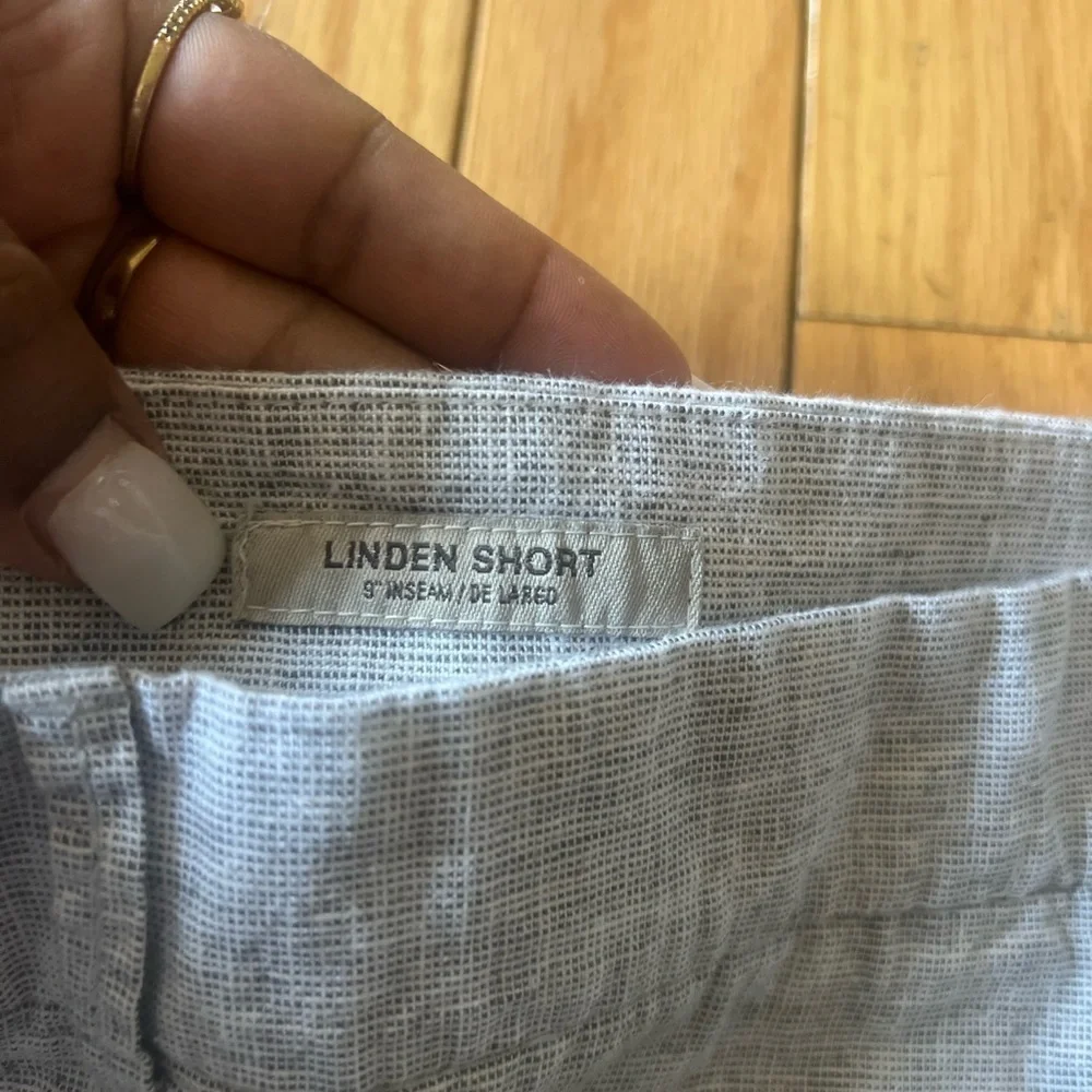 goodfellow co linden shorts Men’s Linen Cotton Blend Chino 9” Inseam Size 56 NWT